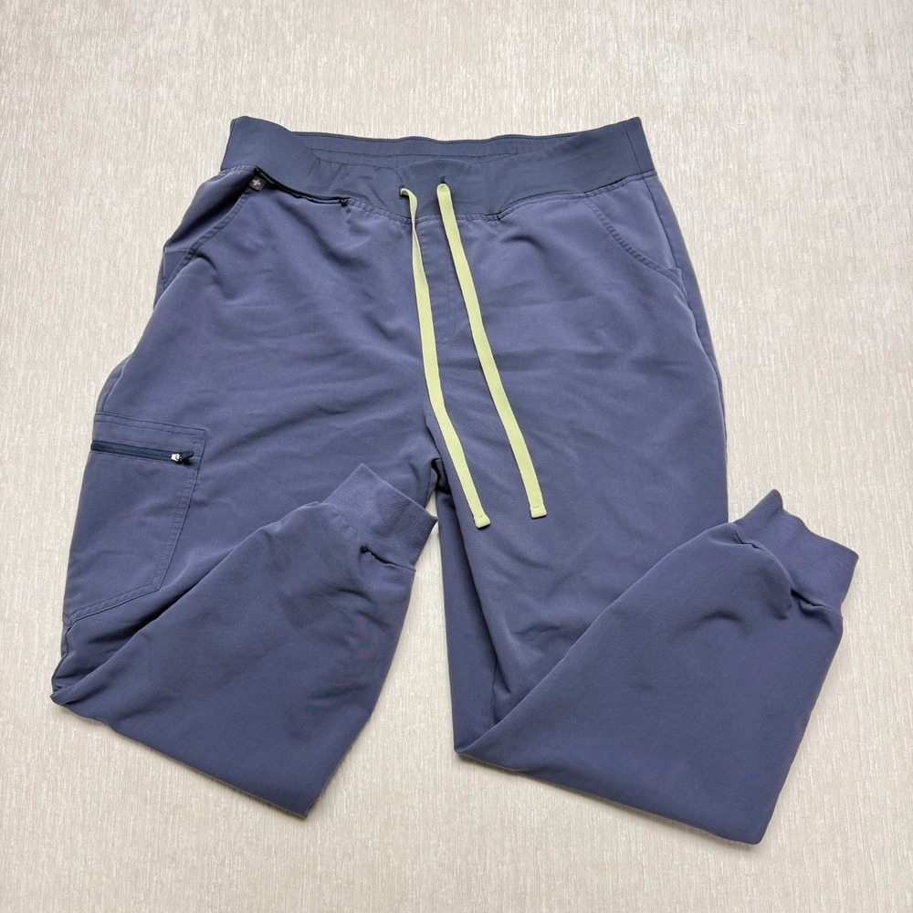 FIGS Zamora Jogger Scrub Pants Womens XLP Navy Blue Technical W22SW2012P